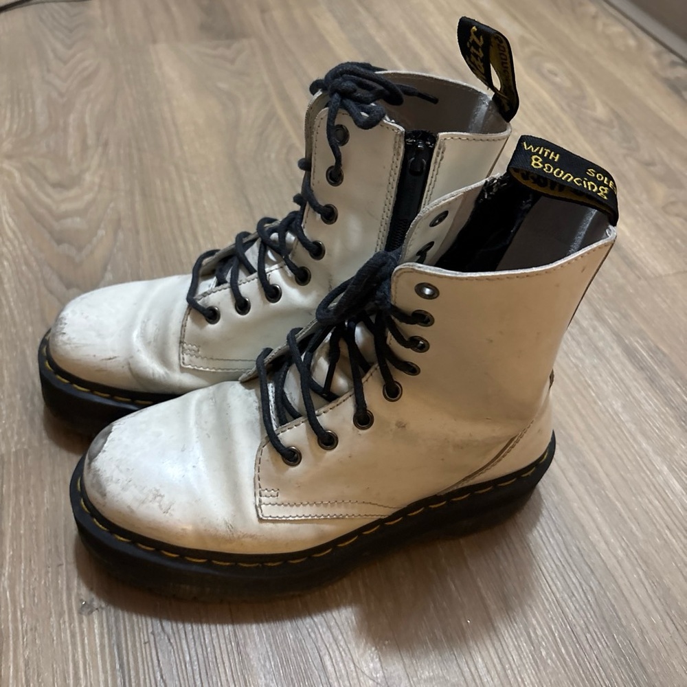 Dr Martens White 1460 Boots